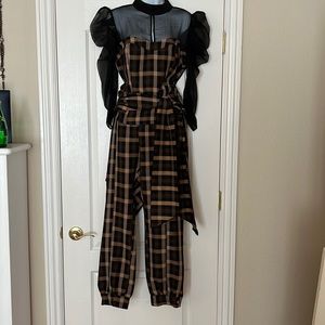 New York and Company size 10 pants and size medium top.